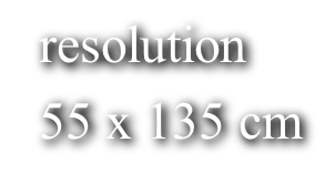 resolution 55 x 135 cm